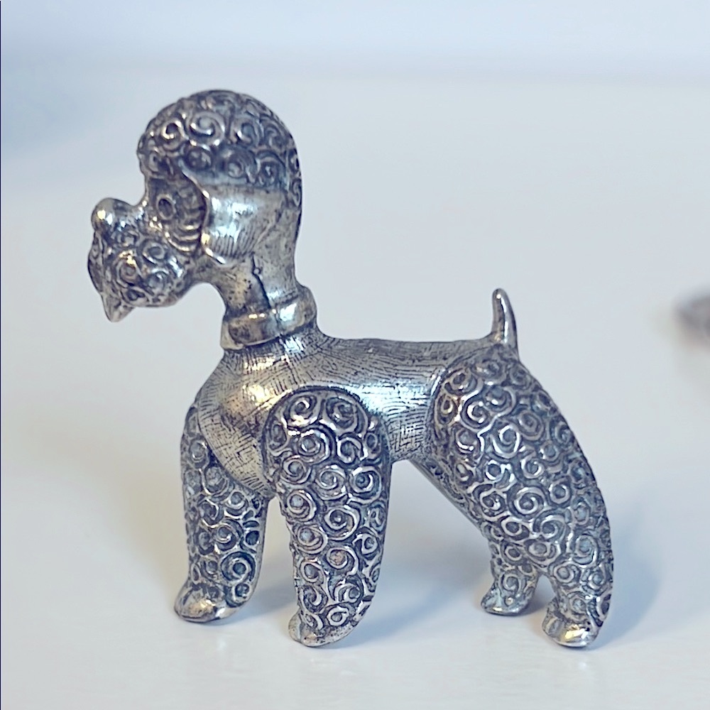 Dancraft Sterling silver Poodle Brooch